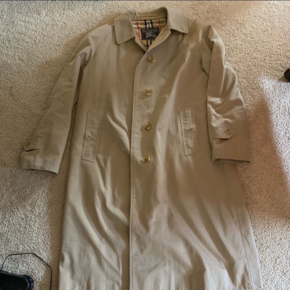 Burberry car coat